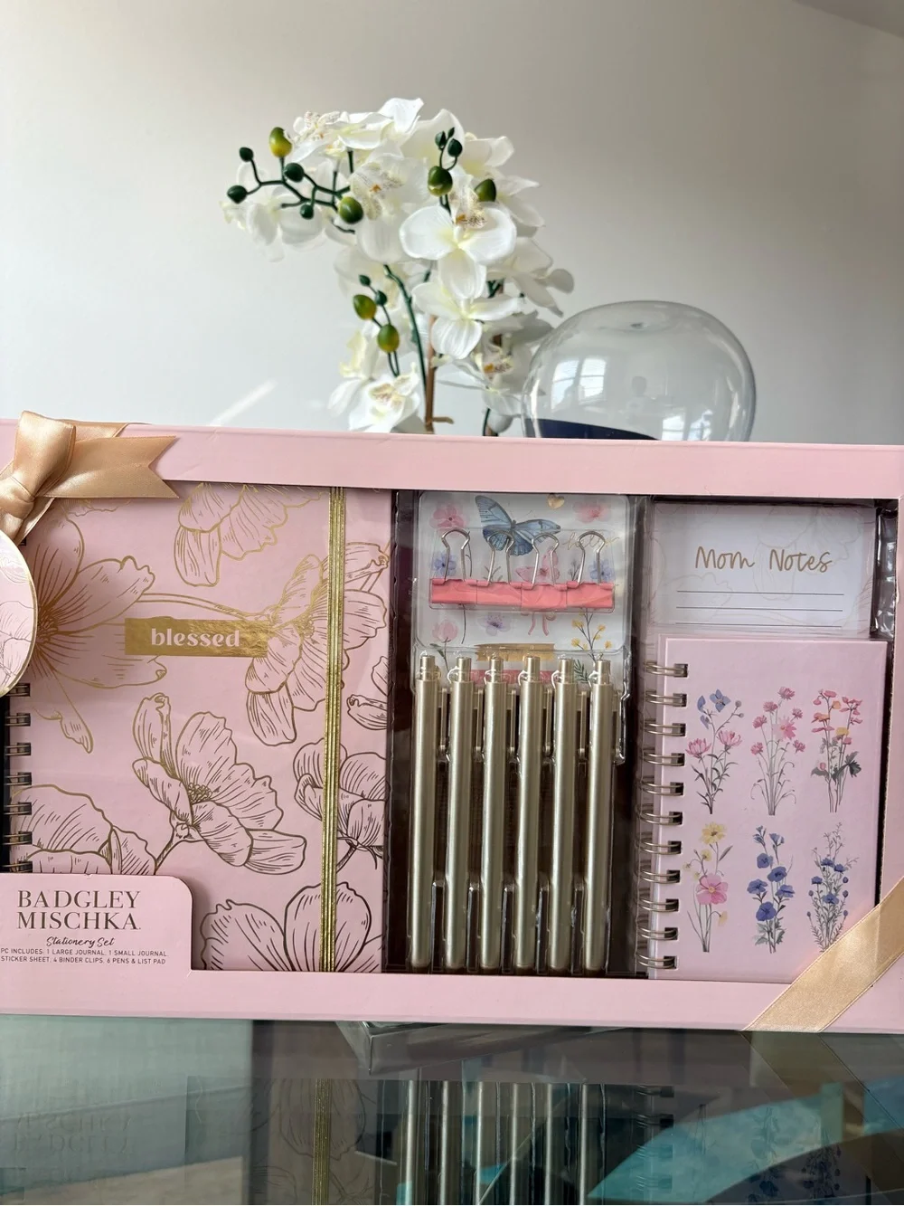 Badgley Mischka Home Office Stationery Set